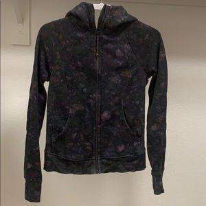 Lululemon scoops hoodie floral print size 6